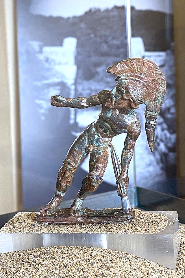 Aiace suicida - statuetta in bronzo